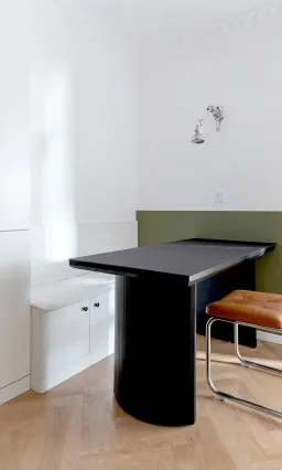 Phòng ăn - Biến căn hộ cũ 53m2 thành không gian hiện đại pha lẫn cổ điển Pháp 