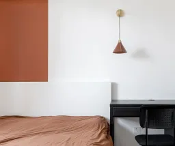 Phòng ngủ - Biến căn hộ cũ 53m2 thành không gian hiện đại pha lẫn cổ điển Pháp 
