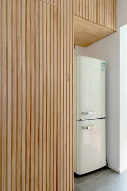 Phòng bếp - Bất ngờ tổ ấm 46m2 của gia đình 4 người gọn gàng và tươm tất 