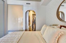 Phòng ngủ - Ý tưởng kết hợp phong cách Industrial và Scandinavian cho căn hộ 45m2  