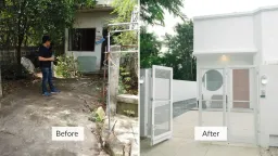 Mặt tiền - "Lột xác" cho nhà hoang 27m2 thành tổ ấm đẹp tinh tươm như mơ 