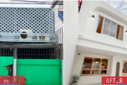 Mặt tiền - Cải tạo ngôi nhà phố cổ như một quán cà phê 