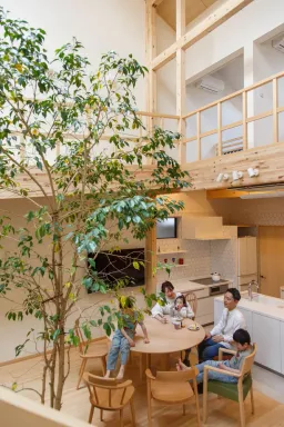 Phòng bếp - House in Kyoto: Thiết kế mở cho sự gắn kết với con cái 