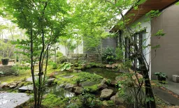 Sân vườn - Thiết kế ngôi nhà ôm lấy thiên nhiên với 3 sân trong để điều hòa không khí 