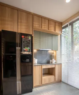 Phòng bếp - Cụ bà 70 tuổi chi 500tr cải tạo căn nhà tập thể cũ, diện mạo mới của ngôi nhà vượt sức tưởng tượng 