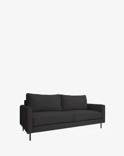 Sofa 2 Chỗ Anna Xám Đậm