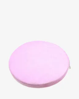 Nệm Ngồi Tròn Blush Pink Velvet 45x45