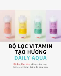 Hộp Lọc Vòi Sen Vitamin Hương Chanh