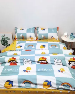 Bộ Chăn Ga Gối Cotton 6 Món Sweet Love 81