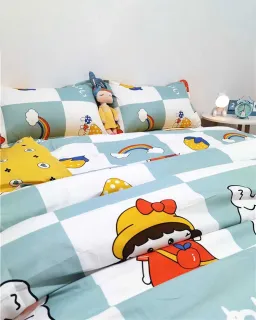 Bộ Chăn Ga Gối Cotton 6 Món Sweet Love 81