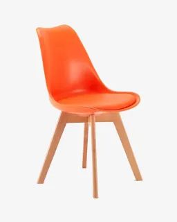 Ghế Eames Có Nệm Màu Cam