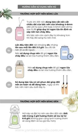 Nến Hũ Mùi Lemon Lavender Size S