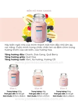 Nến Hũ Mùi Pink Sands Size L