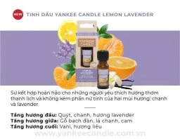 Tinh Dầu Mùi Lemon Lavender 15ml