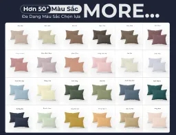 Vỏ Gối Nằm Lụa Tencel 60s Trơn Màu Hồng Salmon