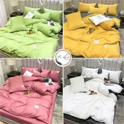 Bộ Chăn Ga Cotton Tici 4 Món 2m2