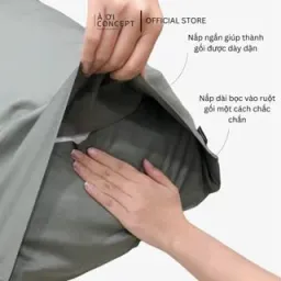 Bộ Chăn Ga Gối 4 Món Lụa Tencel Màu Nâu Sữa