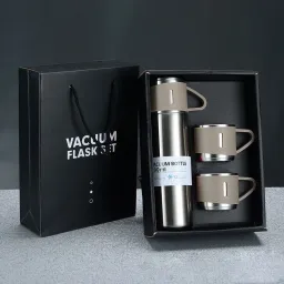 Bộ Bình Giữ Nhiệt 500ml Có Lõi Lọc Kèm 2 Cốc