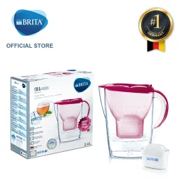 Bình Lọc Nước BRITA Marella Basic Berry 2.4L Có Sẵn 1 Lõi Lọc Maxtra Plus