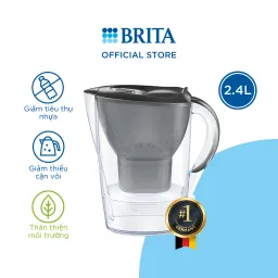 Bình Lọc Nước BRITA Marella Basic Graphite 2.4L Có Sẵn 1 Lõi Lọc Maxtra Plus