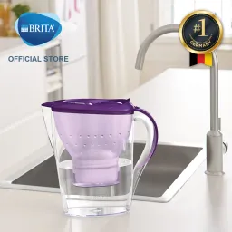 Bình Lọc Nước BRITA Marella Basic Purple 2.4L Có Sẵn 1 Lõi Lọc Maxtra Plus