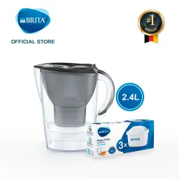 Combo Bình Lọc Nước BRITA Marella Cool 2.4L Kèm Hộp 3 Lõi Lọc BRITA Maxtra Plus