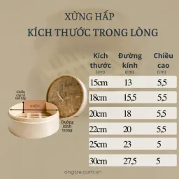 Xửng Hấp Bánh Bao, Há Cảo Bằng Tre