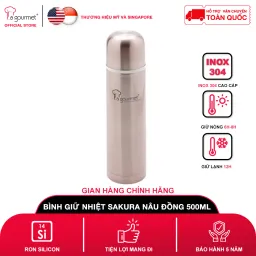 Bình Giữ Nhiệt Sakura La Gourmet 500ml Xám