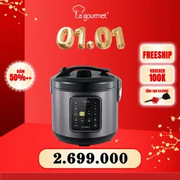 Nồi Cơm Điện Đa Năng Giảm Tinh Bột La Gourmet 1.8L Tặng Lòng Nồi Inox