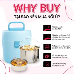 Nồi Nấu Chậm Làm Mềm La Gourmet 2.5L Blue