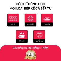 Nồi Ủ Chân Không Giữ Nhiệt Đa Năng Nấu Chậm Làm Mềm La Gourmet 7L Đen