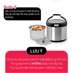 Nồi Ủ Giữ Nhiệt La Gourmet 4.5L Nấu Chậm Làm Mềm Đa Năng