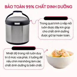 Nồi Ủ Giữ Nhiệt La Gourmet 4.5L Nấu Chậm Làm Mềm Đa Năng