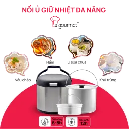 Nồi Ủ Giữ Nhiệt La Gourmet 4.5L Nấu Chậm Làm Mềm Đa Năng