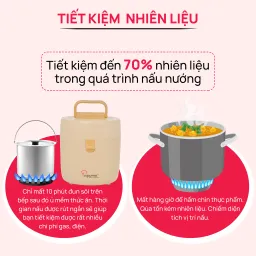 Nồi Ủ Giữ Nhiệt Nấu Chậm Làm Mềm Thức Ăn La Gourmet 2.5L Đa Năng