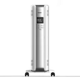 Lò Sưởi Dầu 12 Thanh 2500W Có Điều Khiển, Vỏ Bọc