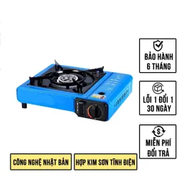 Bếp Ga Mini Du Lịch Tiện Lợi Lido-National An Toàn Cho Gia Đình