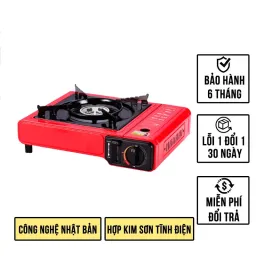 Bếp Ga Mini Du Lịch Tiện Lợi Lido-National An Toàn Cho Gia Đình