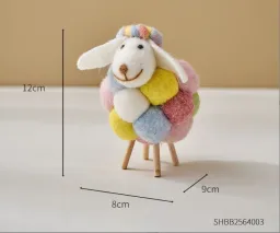 Cừu Đa Sắc Trang Trí