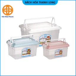 Hộp Đựng Thực Phẩm 2 Quai Xách Nhựa Nguyên Sinh Việt Nhật, Hộp Lạnh Bảo Quản Thức Ăn, Muối Kim Chi