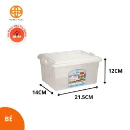 Hộp Đựng Thực Phẩm 2 Quai Xách Nhựa Nguyên Sinh Việt Nhật, Hộp Lạnh Bảo Quản Thức Ăn, Muối Kim Chi