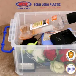 Bộ 2 Hộp Đựng Thực Phẩm Nhựa Có Nắp Song Long Plastic Đa Năng