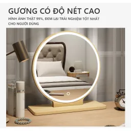 Gương Led Cảm Ứng Để Bàn