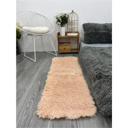 Thảm Lông Trải Sàn Trang Trí Nhà Cửa - Lót Phòng - Thảm Cạnh Giuờng Ngủ Màu Loang Size 40x1m2 - 50x1m6