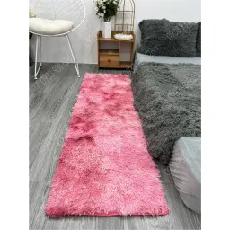 Thảm Lông Trải Sàn Trang Trí Nhà Cửa - Lót Phòng - Thảm Cạnh Giuờng Ngủ Màu Loang Size 40x1m2 - 50x1m6