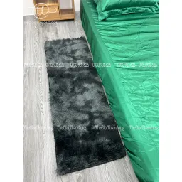 Thảm Lông Trải Sàn Trang Trí Nhà Cửa - Lót Phòng - Thảm Cạnh Giuờng Ngủ Màu Trơn Size 40x1m2 - 50x1m6