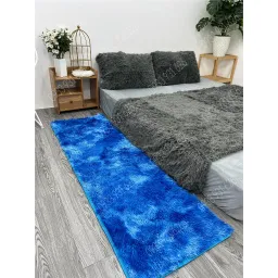 Thảm Lông Trải Sàn Trang Trí Nhà Cửa - Lót Phòng - Thảm Cạnh Giuờng Ngủ Màu Trơn Size 40x1m2 - 50x1m6