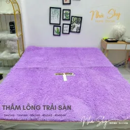 Thảm Lông Trải Sàn Trang Trí Nhà Cửa - Phòng Khách - Phòng Ngủ Size 2mx1m6