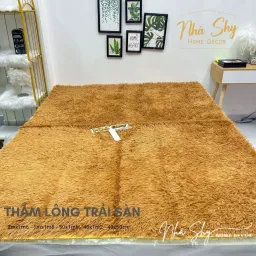 Thảm Lông Trải Sàn Trang Trí Nhà Cửa - Phòng Khách - Phòng Ngủ Size 2mx1m6