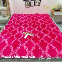 Thảm Lông Trải Sàn Trang Trí Nhà Cửa - Phòng Khách - Phòng Ngủ Size 2mx1m6